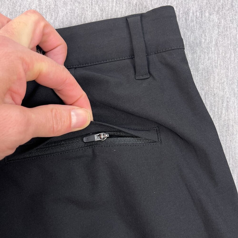 Macade 4-Way Stretch Jogger Womens 40 (L) Regular Slim-Fit Black Ankle Zip Golf - Picture 9 of 16